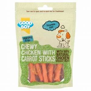 GoodBoy Dog Treats Chewy Chicken and Carrot Sticks 90G