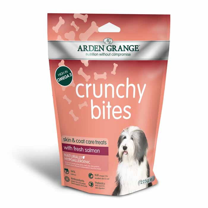 Arden Grange Dog Treats Crunchy Bites Salmon 225G