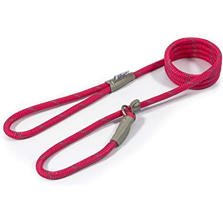 Ancol Viva Rope Slip Lead Pink 150cm 1.2cm
