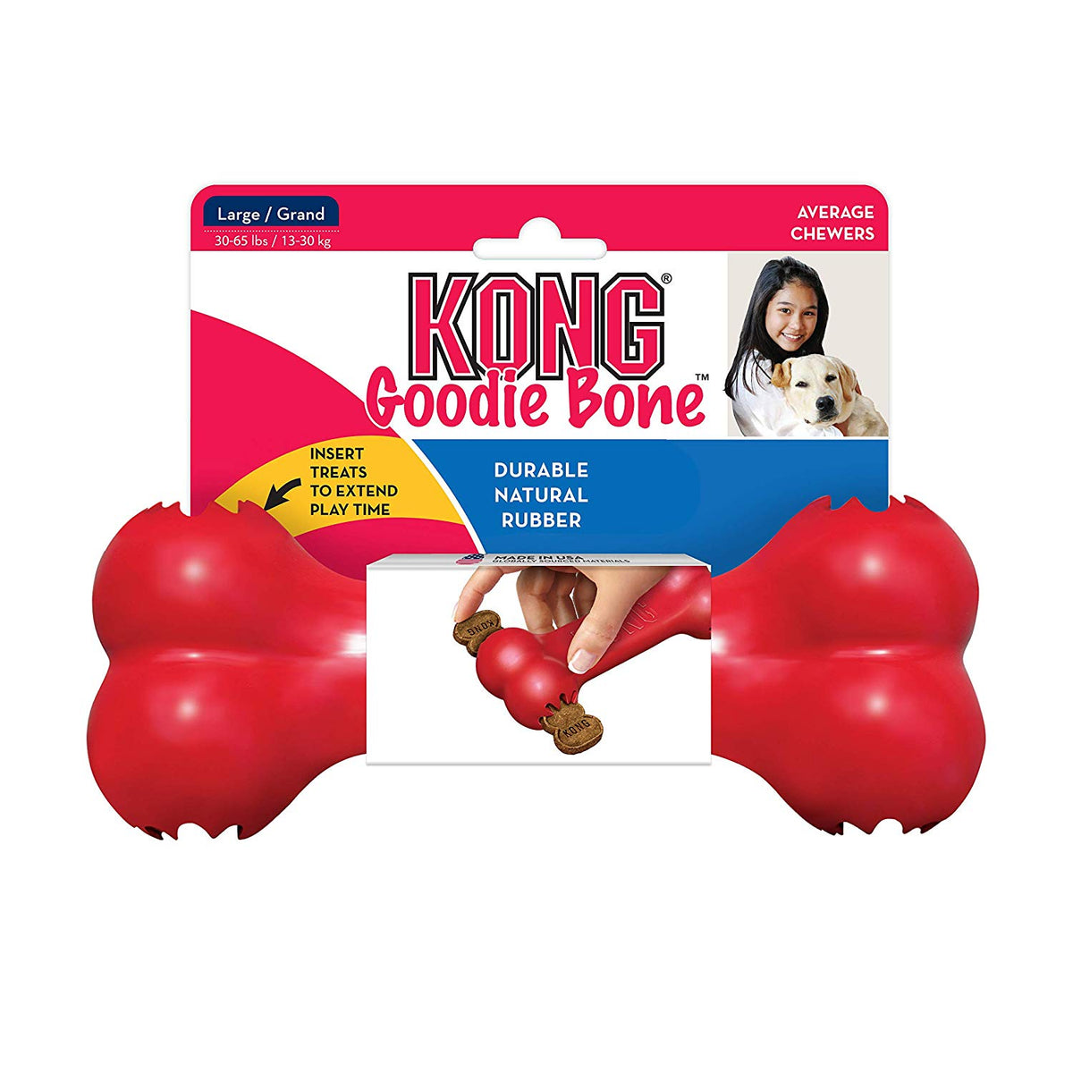 KONG Dog Toy Goodie Bone