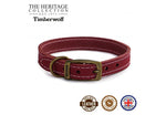Ancol Timberwolf Leather Dog Collar Pink