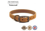 Ancol Timberwolf Leather Dog Collar Mustard