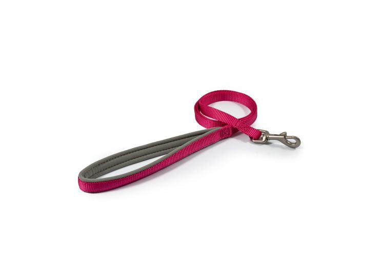 Ancol Viva Padded Snap Lead Pink 100cm 2.5cm