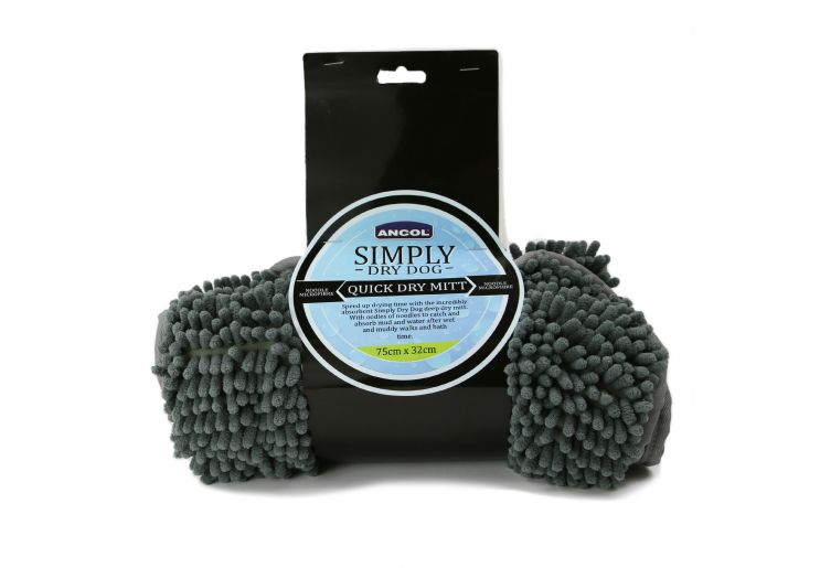 Ancol Simply Dry Dog Quick Dry Mitt