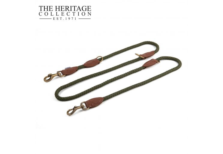 Ancol Heritage Rope Multiway Training Lead 2M x 12MM
