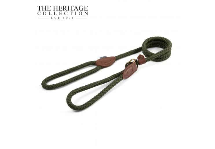 Ancol Heritage Rope Slip & Control Lead 1.5M x 12MM