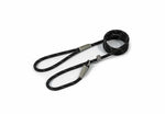Ancol Viva Rope Slip Lead Black 150cm x 0.8cm