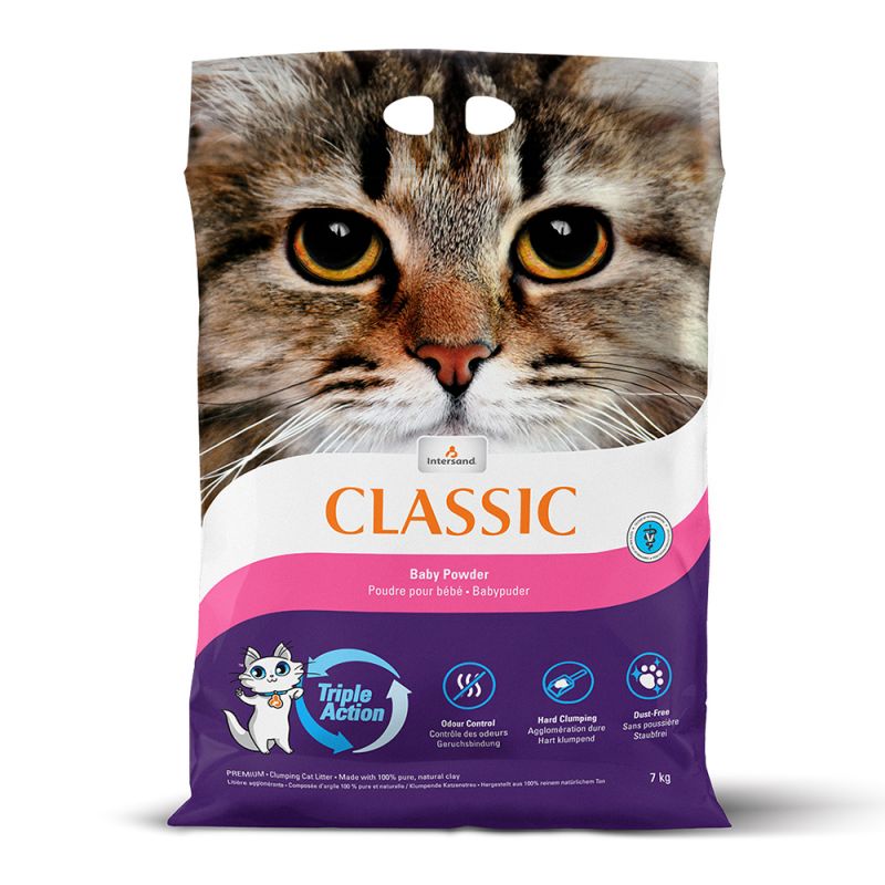 Intersand Cat Litter Classic Baby Powder