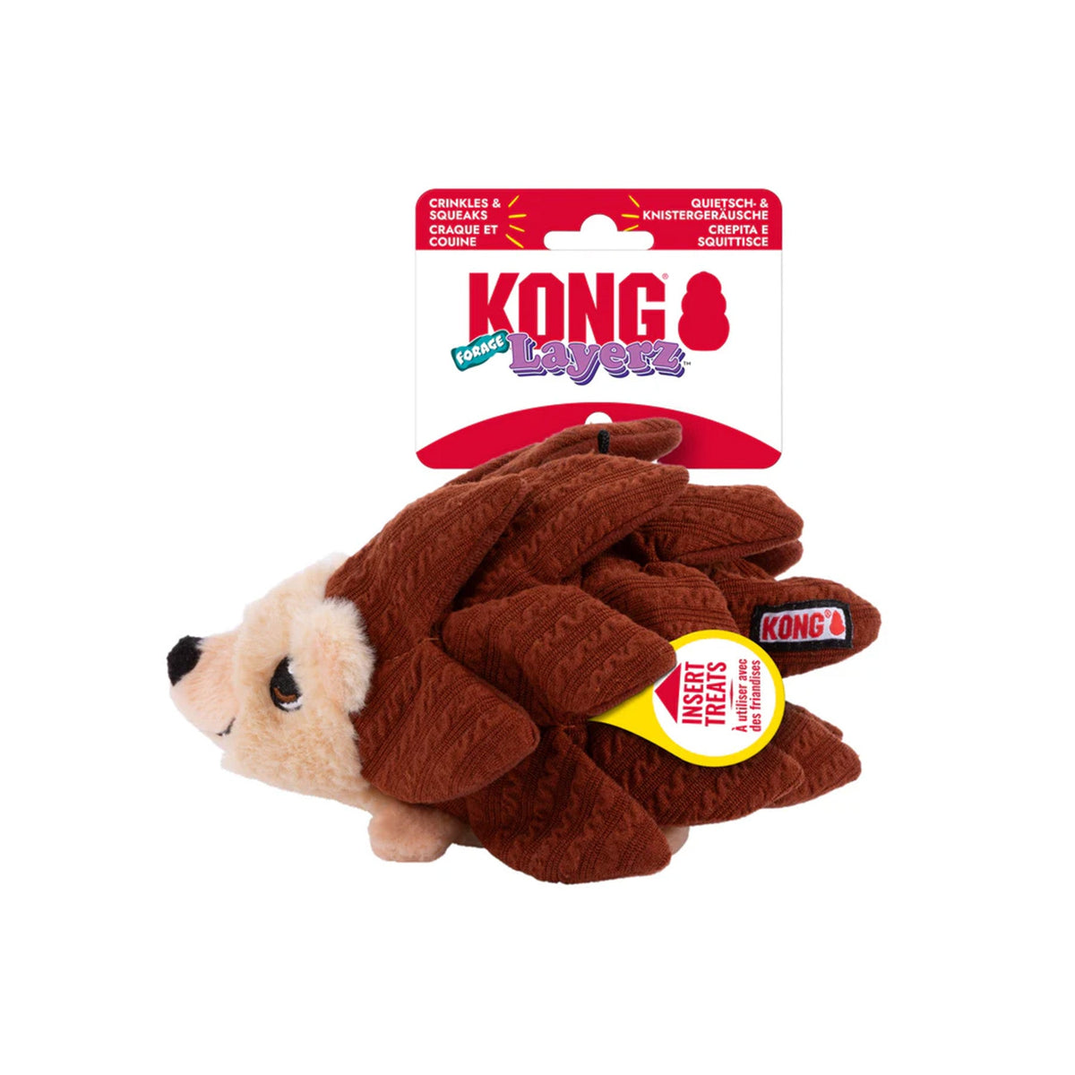 KONG Layerz Forage Hedgehog Medium