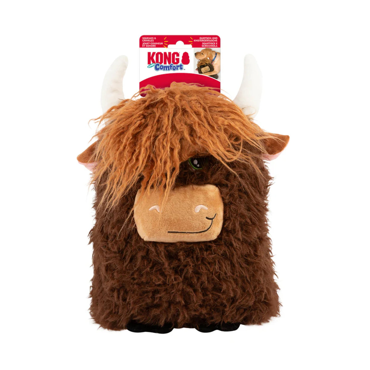 KONG Comfort Jumbo Highland Cow XL