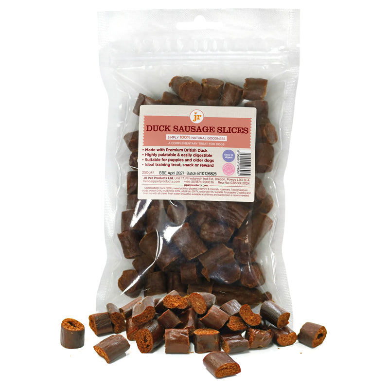 JR Sausage Slices Duck 250g