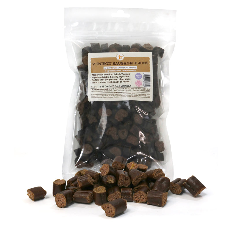 JR Sausage Slices Venison 250g