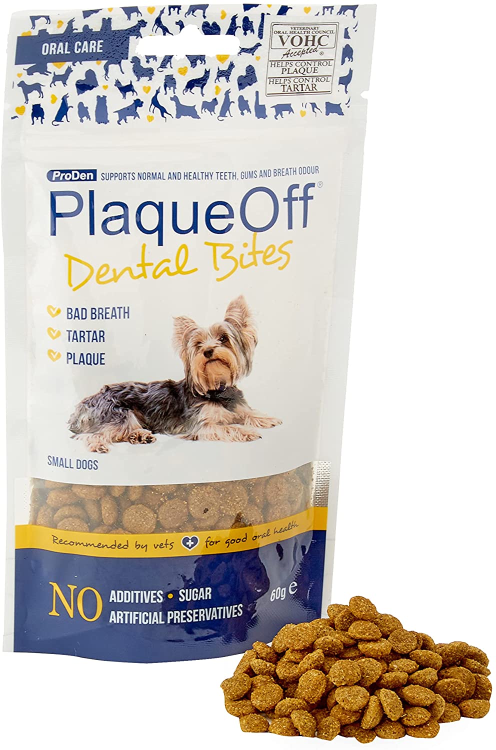PlaqueOff Dental Bites Small 60g