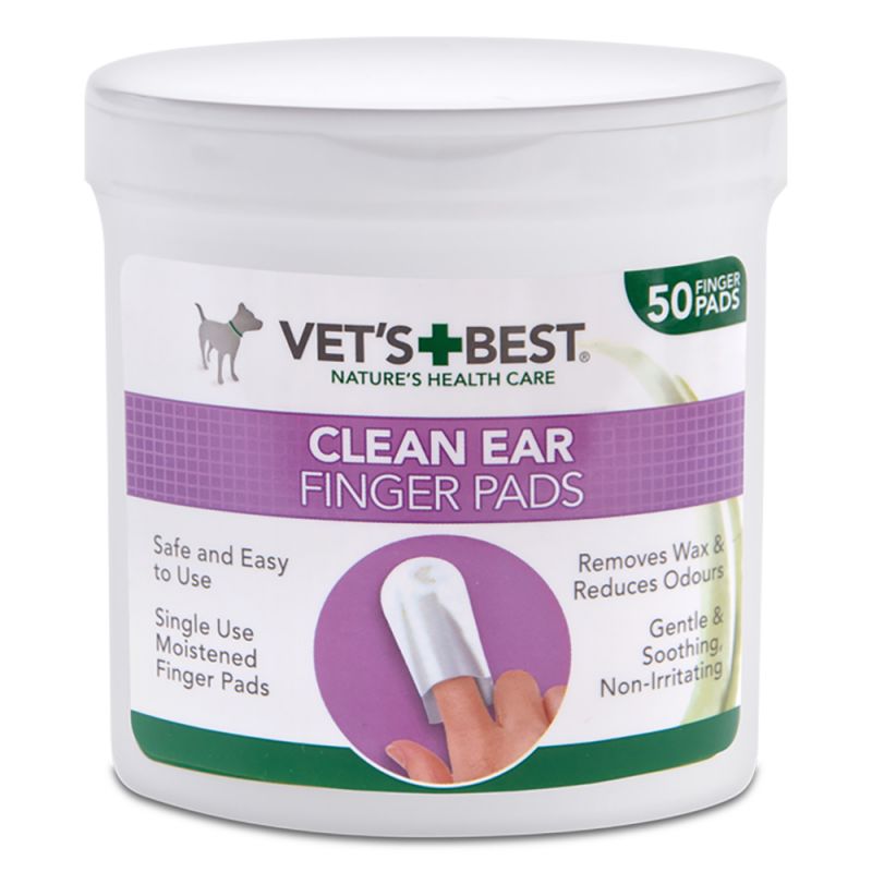 Vets Best Clean Ear Finger Pads
