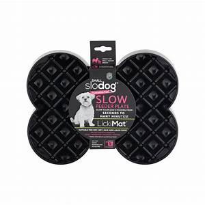 LickiMat Slodog Plate Black