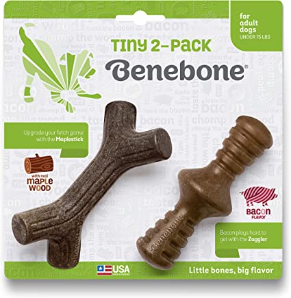 Benebone Dog Chew Tiny 2 Pack Maplestick & Zaggler
