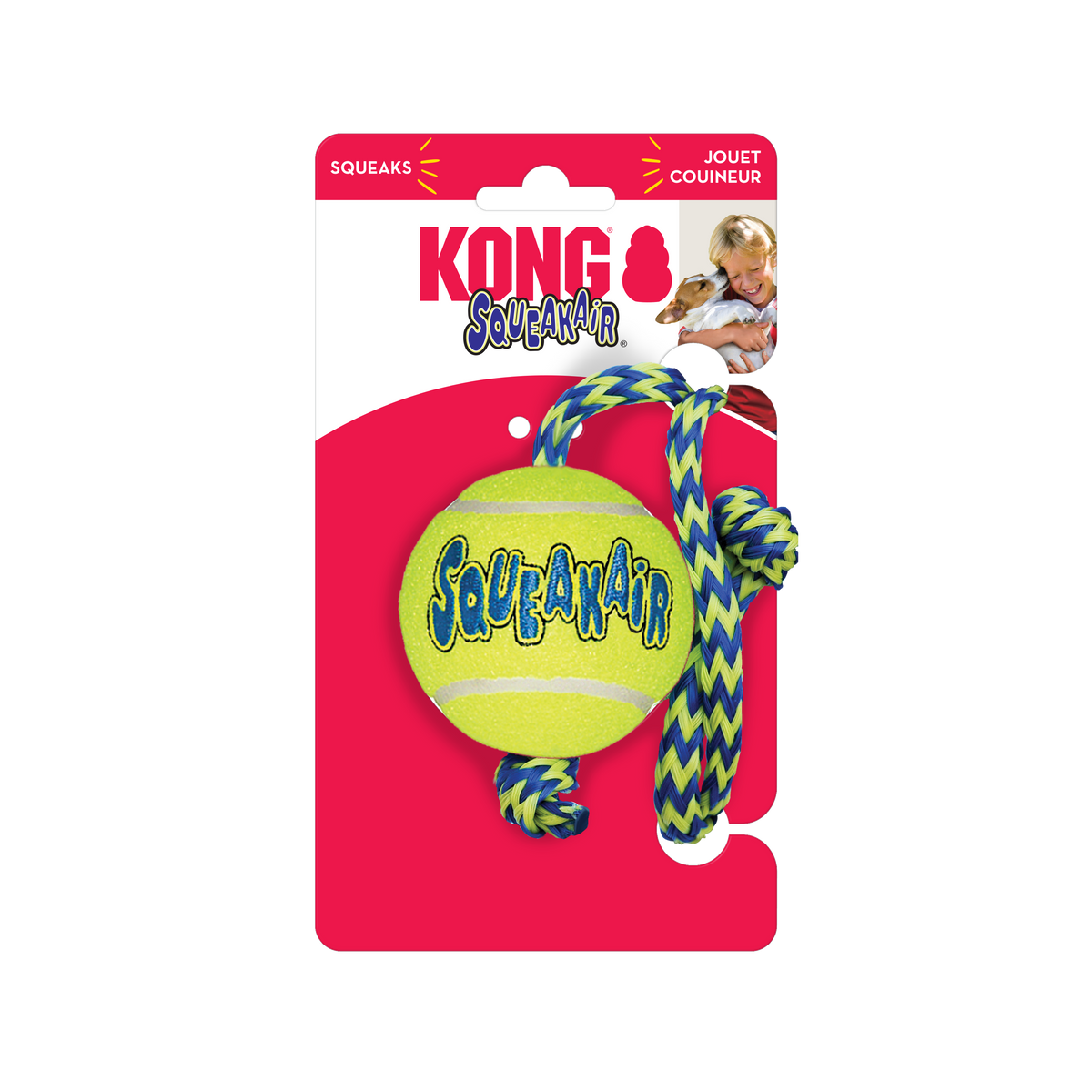 KONG Ball with Rope Medium