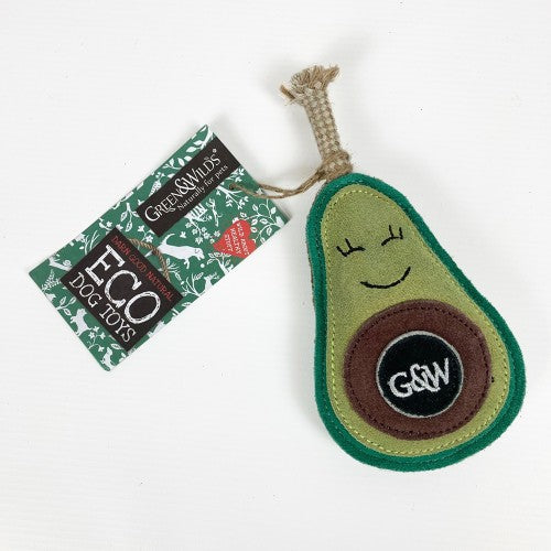 Green & Wilds Dog Toy Audrey the Avocado