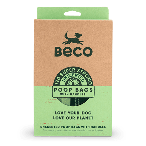 Beco Large Poop Bags with Handles 120 Pack