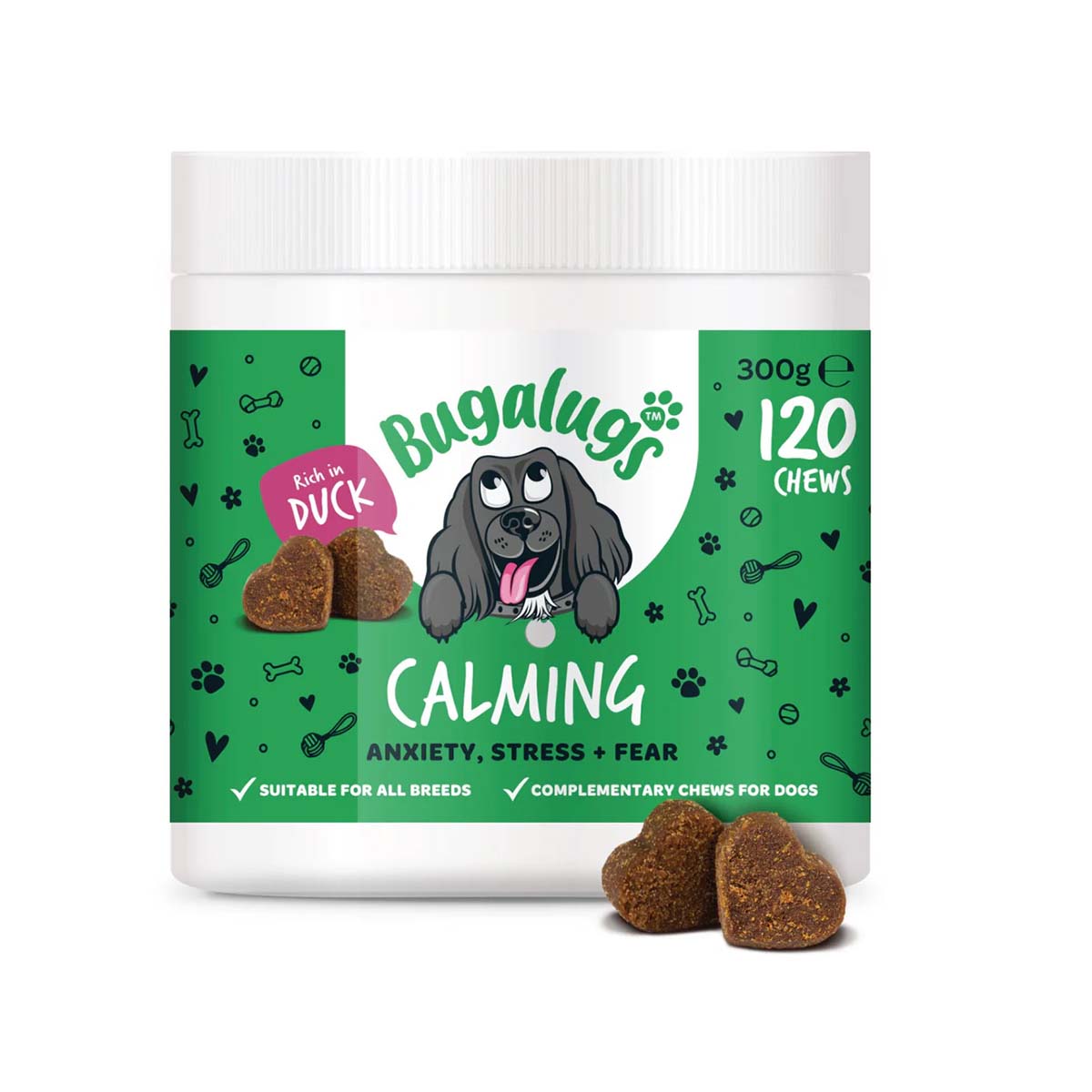 Bugalugs Calming Chews 120pk