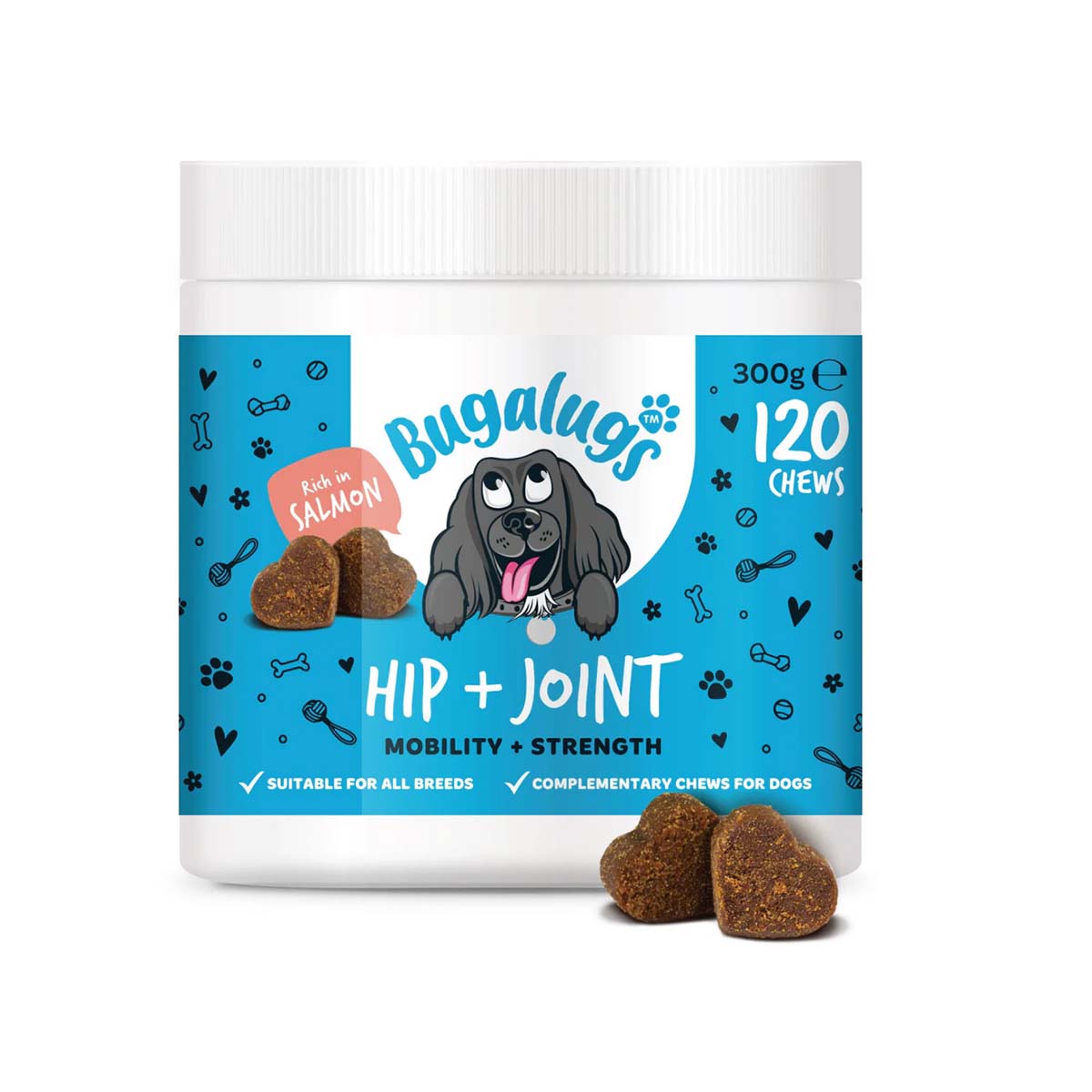 Bugalugs Hip & Joint Chews 120pk