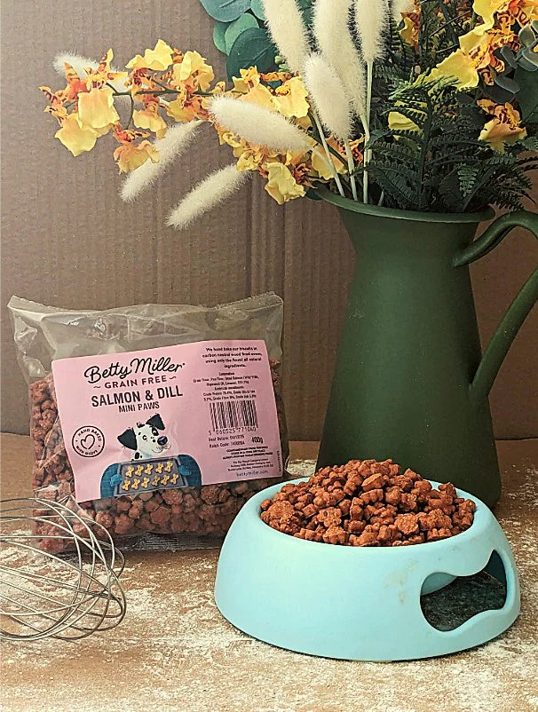 Betty Miller Salmon & Dill Mini Paws 400g