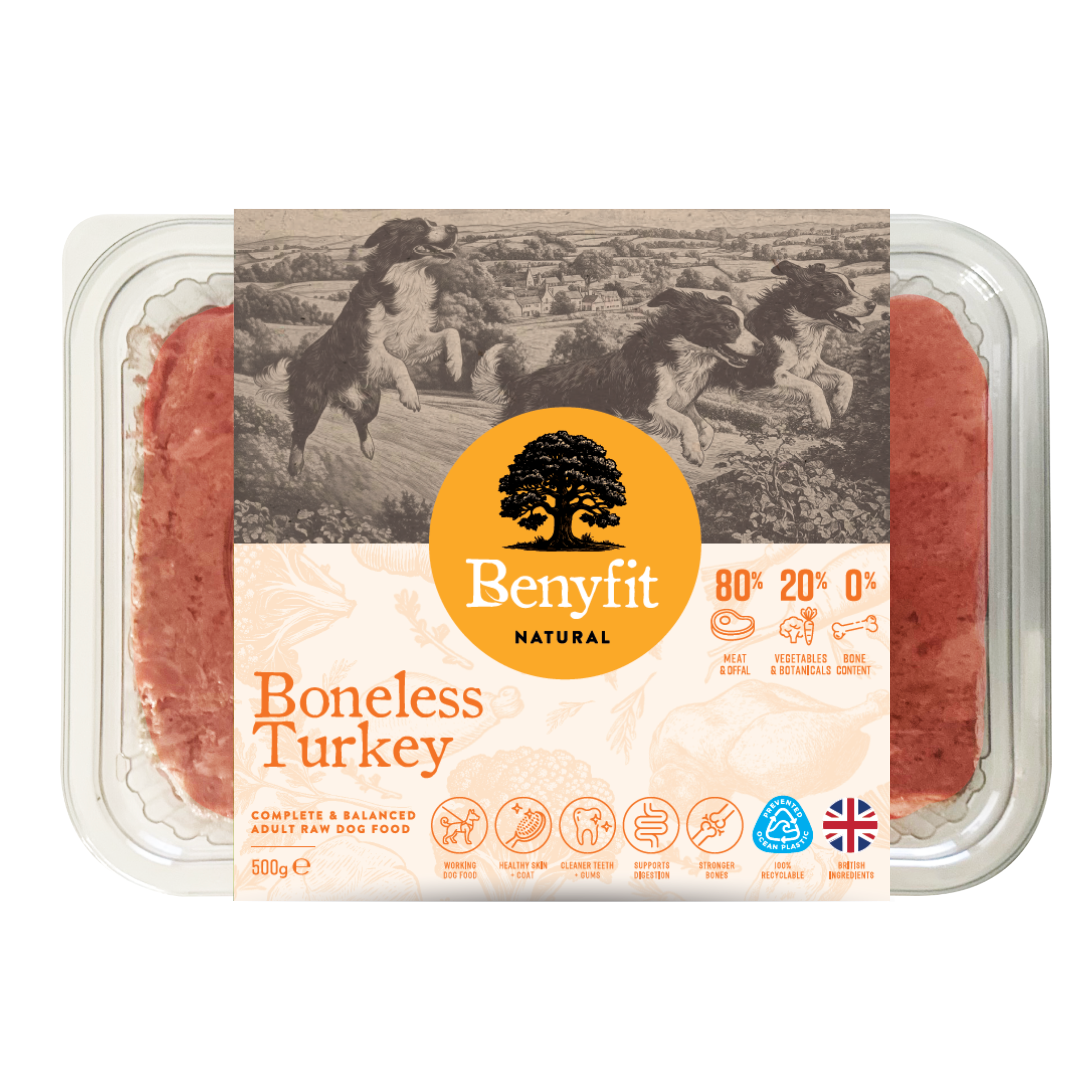 Benyfit Natural Turkey Boneless 500g