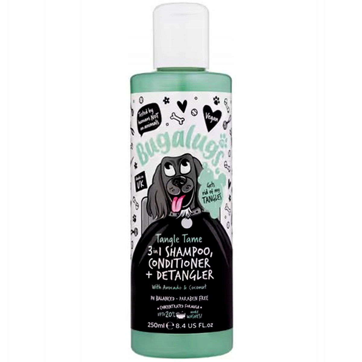 Bugalugs 2 In 1 Zingy Shampoo & Conditioner 250ml