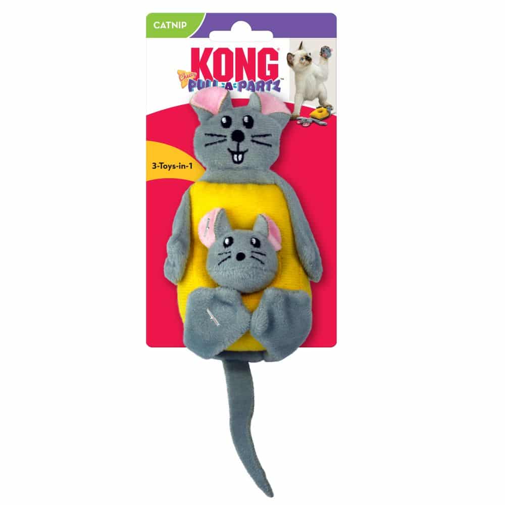 KONG Cat Toy Pull-A-Partz Mouse