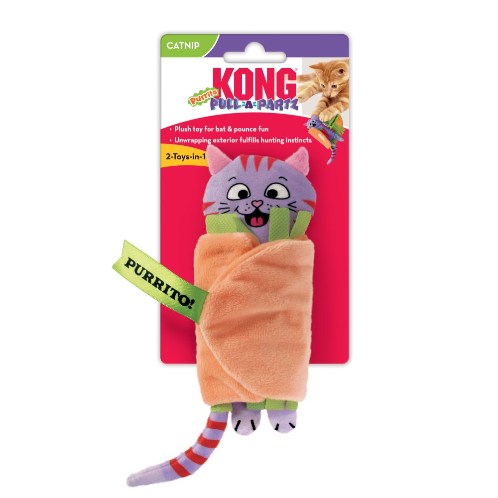 KONG Cat Toy Pull-A-Partz Purrito