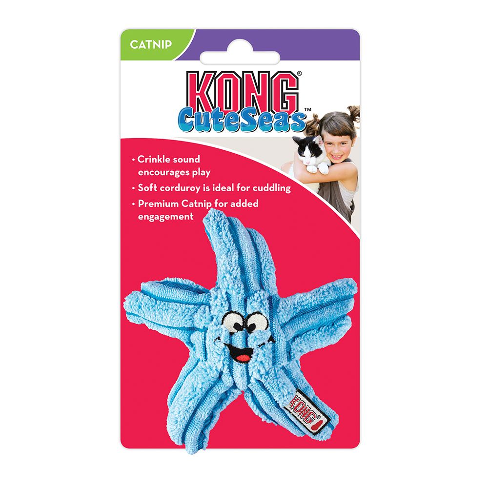 KONG Cat Toy Cutesea Starfish