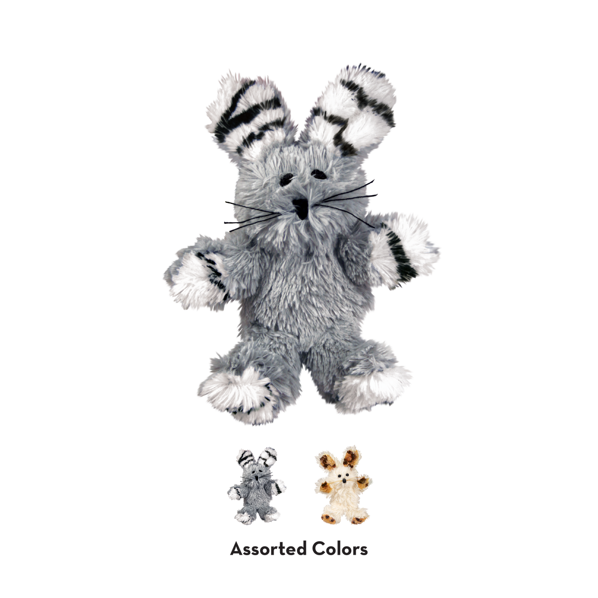 KONG Cat Toy Softies Fuzzy Bunny