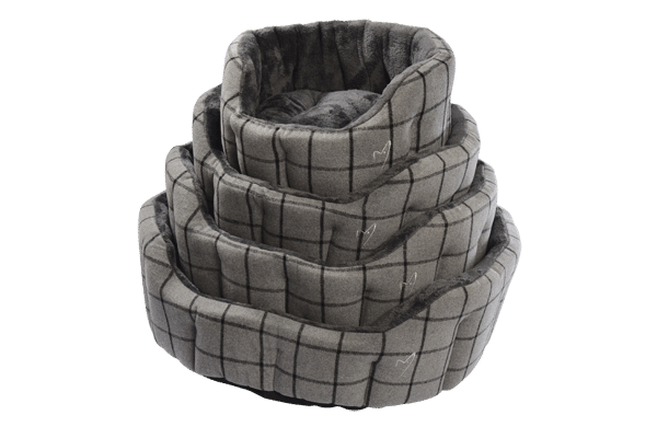 Gor Dog Bed Camden Deluxe Grey Check
