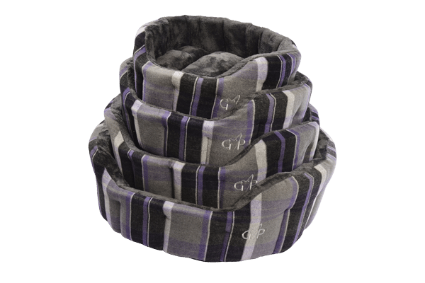 Gor Dog Bed Camden Deluxe Purple Check