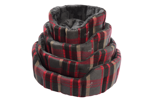 Gor Dog Bed Camden Deluxe Red Check