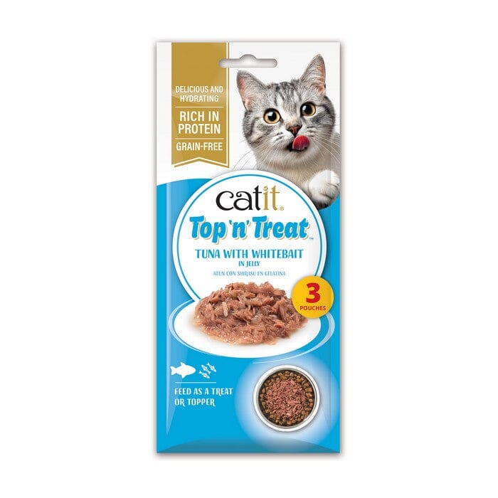 Catit Top N Treat Tuna with Whitebait 3pk