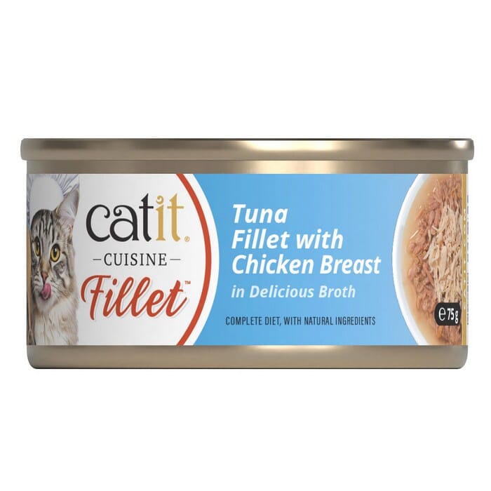 Catit Cuisine Fillet Tuna with Chicken 75g