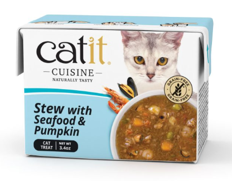 Catit Seafood & Pumpkin Stew 95g