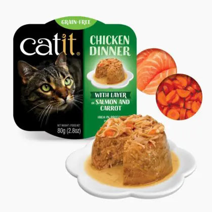 Catit Cuisine Dinner Chicken With Salmon 75g