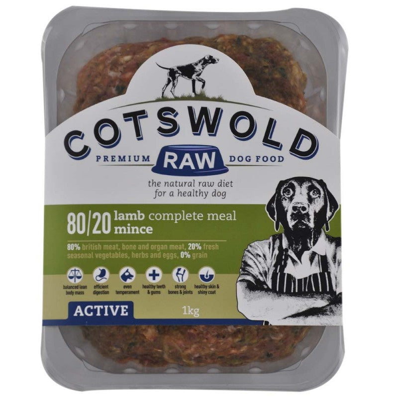Cotswold Raw Dog Food Lamb Mince Complete