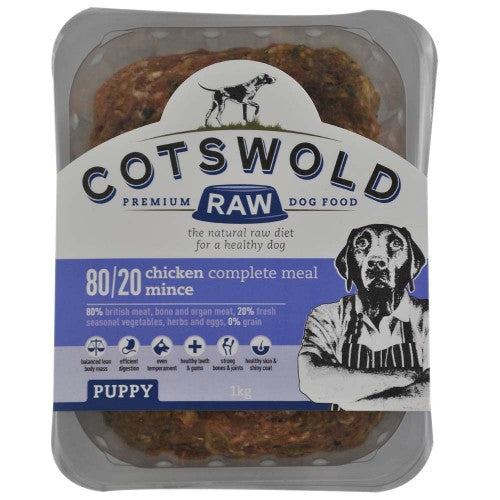 Cotswold Raw Dog Food Puppy Chicken Mince Complete