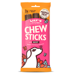 Lilys Kitchen Dog Treats Chew Sticks with Beef 3 Pack 120g