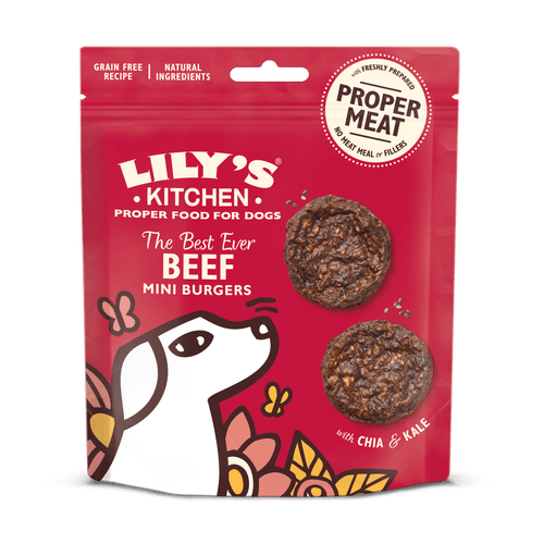 Lily's Kitchen Dog Treats Beef Mini Burgers 70g