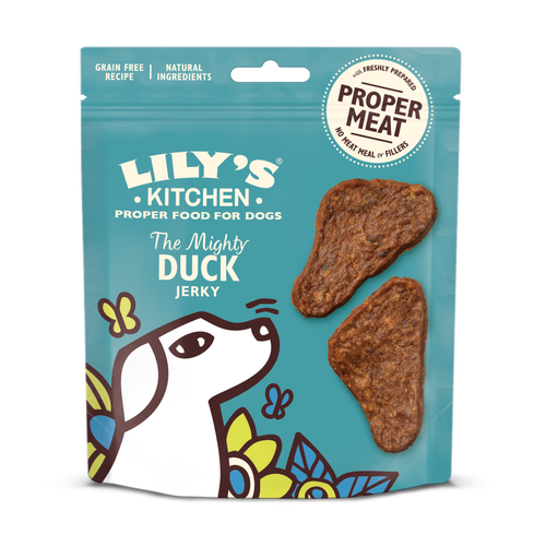 Lily's Kitchen Dog Treats The Mighty Duck Mini Jerky 70g