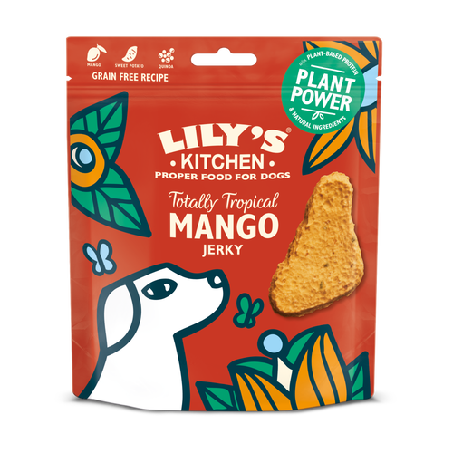 Lilys Kitchen Dog Treats Tropical Mango Jerky 70g