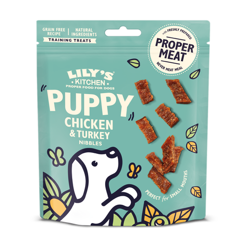 Lily's Kitchen Puppy Treats Chicken & Turkey Nibbles 70G