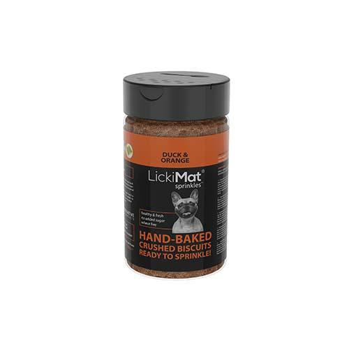 Lickimat Sprinkles Dog Treat Duck & Orange 150g