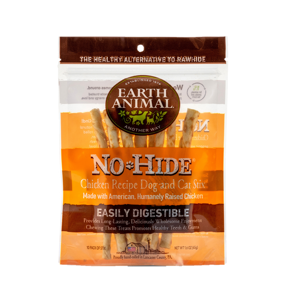 Earth Animal Dog Treat No-Hide Chicken Stix 45g