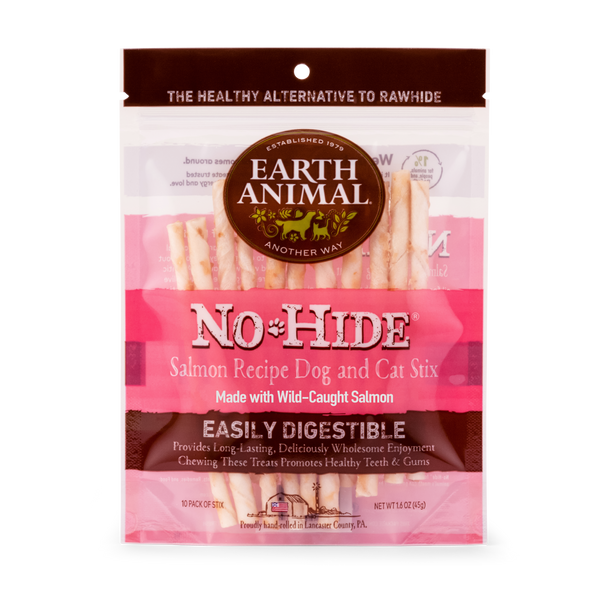 Earth Animal Dog Treat No-Hide Salmon Stix 45g