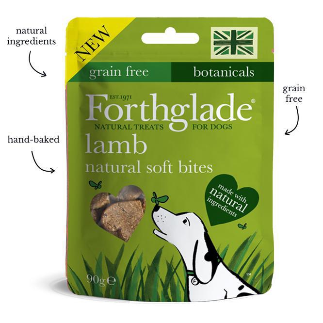 Forthglade Dog Treats Natural Soft Bites with Lamb
